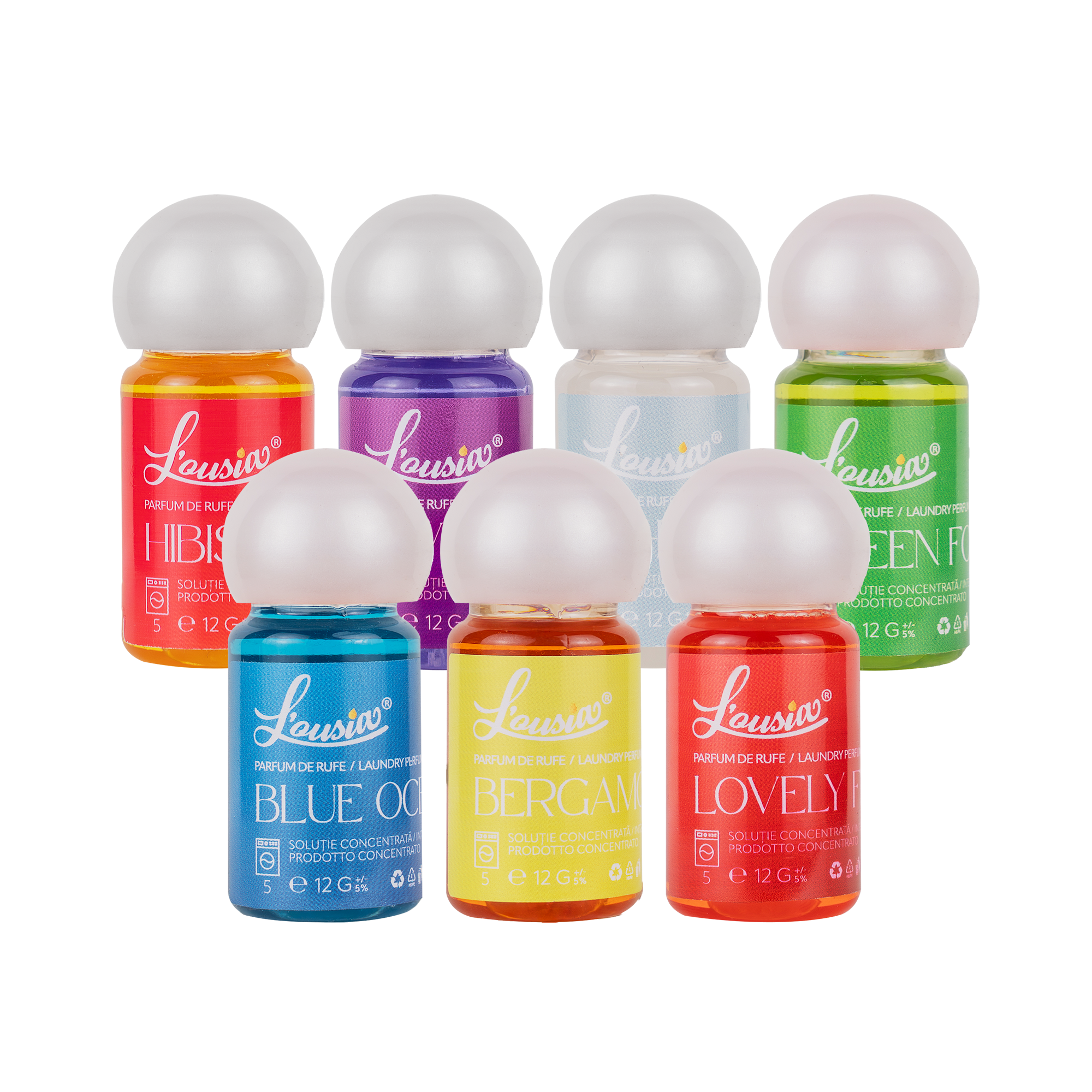 Parfum de rufe Lousia Set 7 Mostre 84 g - concentrat, persistent